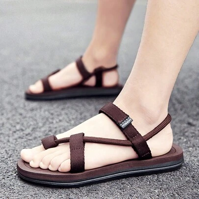 Men's Non-Slip Versatile Outdoor Sandals, Fashionable Couple Beach Shoes For Summer