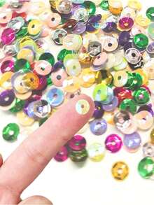 24種顏色28800個圓形5mm刺繡亮片杯裝工藝亮片,適用於手工藝品、縫紉diy、指甲裝飾 - 彩色 - 查看 6