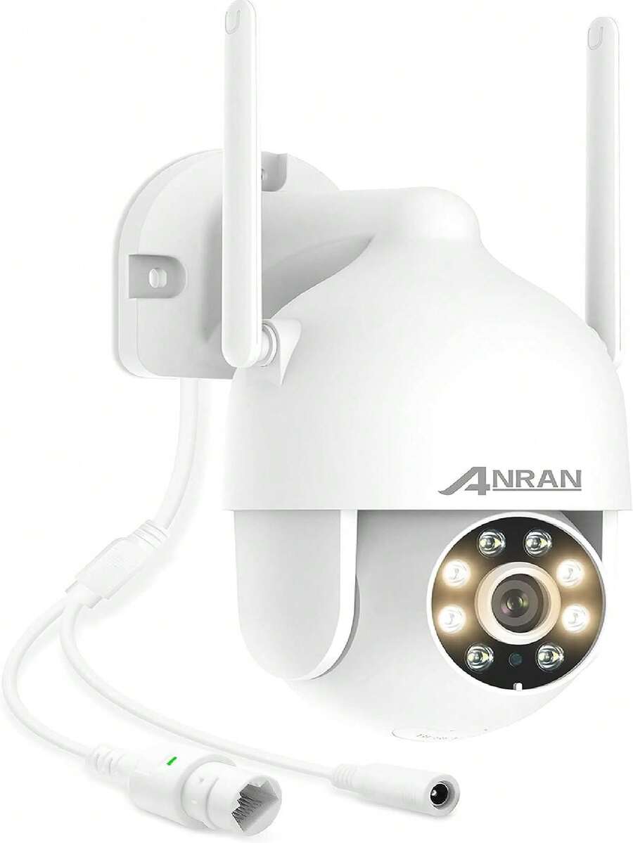 ANRAN 5MP Dome Surveillance Camera WLAN For Surveillance Camera Set, Two-Way Audio And 360 Degree Swivel, Replacement Camera
