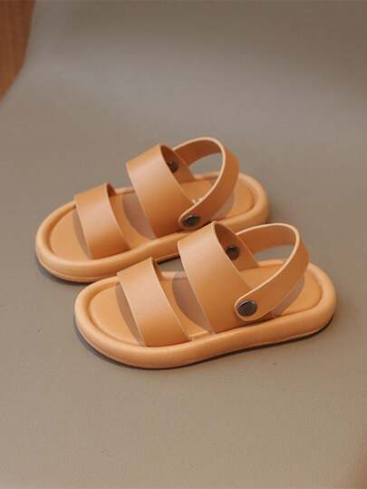 1 par de sandálias infantis para meninos e meninas, novos sapatos conversíveis para estudantes de verão, sapatos de praia para crianças pequenas/grandes com sola macia, sandálias para meninas