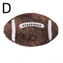 創意足球型靠墊抱枕冬季模擬毛絨足球抱枕沙發靠墊1個 - 均碼 - 查看 7