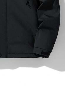 Men's Outdoor Casual Sports Hooded Padded Coat - Black - View 5