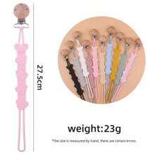 1 件全新設計兒童 Diy 珠寶製作套裝,包括圓形橡木串珠項鍊、可愛的卡通無尾熊矽膠珠和其他配件 - 珊瑚粉 - 查看 6