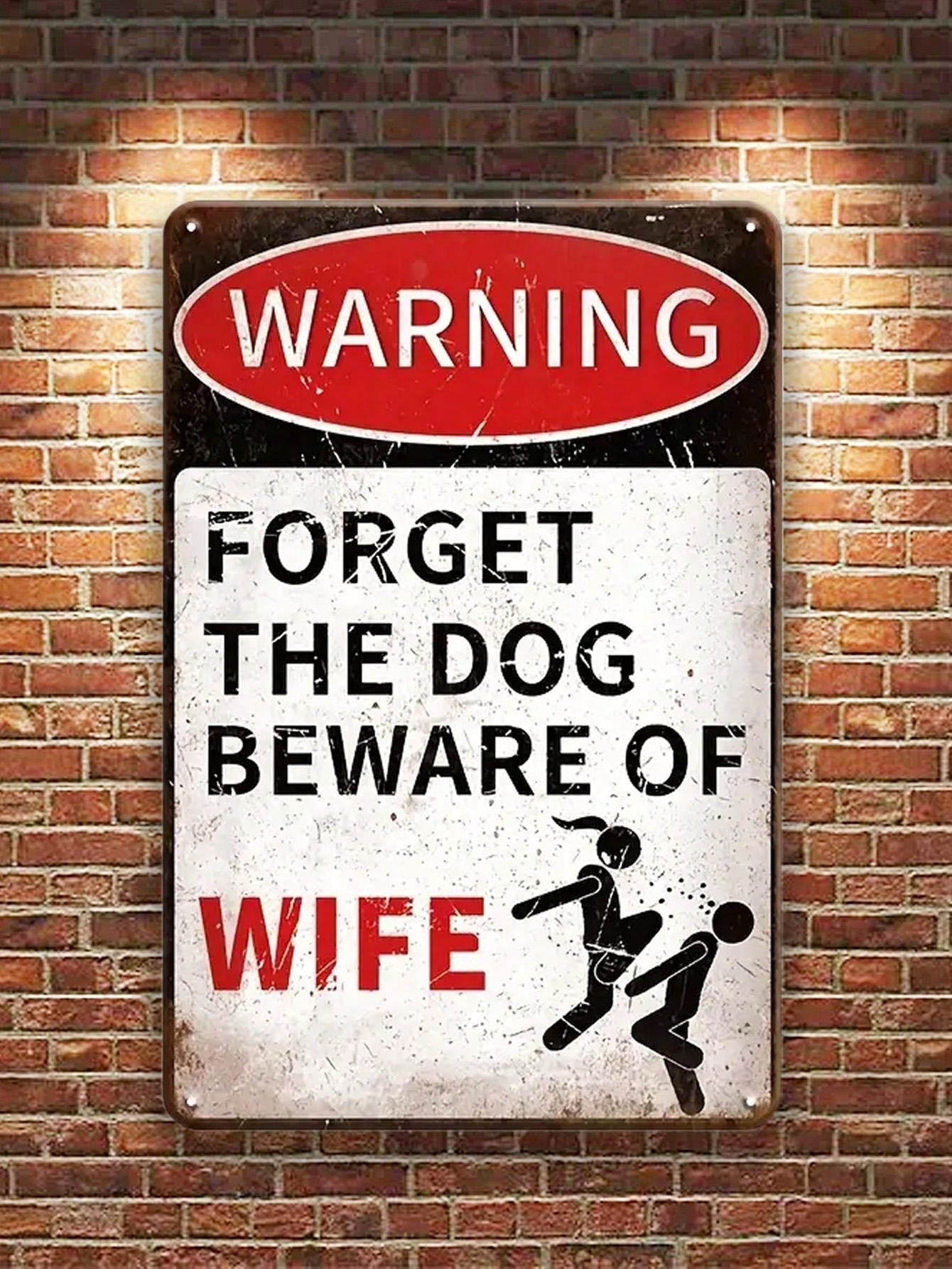 1pc Vintage German Language Warning Sign Add A Touch Of Authentic Decor ...