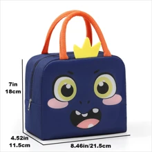 1pc Insulated Lunch Bag - Portable, Stylish, Convenient Storage Solution For School, Work, And Travel