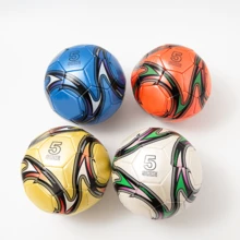 Size 5 Student Training Indoor/Outdoor Football/Soccer Ball - Orange - View 2