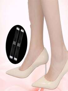 時尚隱形鞋帶,防滑無須跳跳鞋帶,適用於高跟鞋和皮鞋 - 無色 - 查看 4