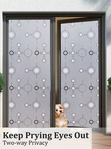 1 卷自黏防窺窗色彩色玻璃安全窗貼花適用於家庭辦公室 3d 防紫外線窗膜乙烯基 - 彩色 - 查看 2