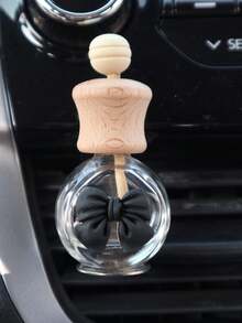 1個車載香薰空瓶包裝揮發瓶空調出風口裝飾可愛卡通汽車香薰擺件 - 彩色 - 查看 10