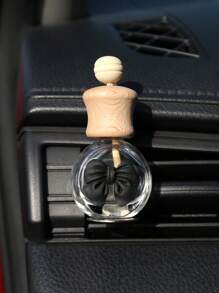 1個車載香薰空瓶包裝揮發瓶空調出風口裝飾可愛卡通汽車香薰擺件 - 彩色 - 查看 6