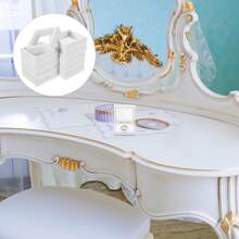 10 件 3d 浮動展示盒 3.5 英吋 * 3.5 英吋白色透明浮動框架展示塑膠框架珠寶支架,挑戰禮品,古董手鍊戒指禮品首飾盒 - 白色 - 查看 5