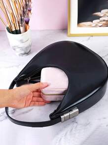 1個便攜式鏡面絨布首飾盒,包括耳環、項鍊、手鍊禮盒。方形鏡面絨布首飾盒 - 多色 - 查看 8