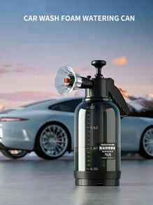 1pc2l 泡沫噴壺汽車洗車家用汽車手持噴花澆花噴霧器手動帶洩壓閥 - 黑色 - 查看 6