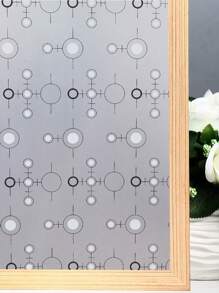 1 卷自黏防窺窗色彩色玻璃安全窗貼花適用於家庭辦公室 3d 防紫外線窗膜乙烯基 - 彩色 - 查看 1