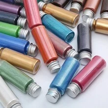 5瓶/組（每瓶10克）化妝品級珍珠雲母顏料粉,適用於指甲藝術,身體彩繪,眼影,肥皂製作,蠟燭,樹脂,環氧樹脂,汽車漆以及diy手工藝品 - 彩色 - 查看 3