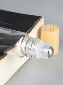 Botellas Enrollables De Vidrio Transparente De 10 Ml - Mini Botellas Vacías Con Rodillo Para Aceites Esenciales Con Tapa - Perfectas Para Muestras De Cosméticos, Perfumes Y Fragancias - transparente - Ver 5
