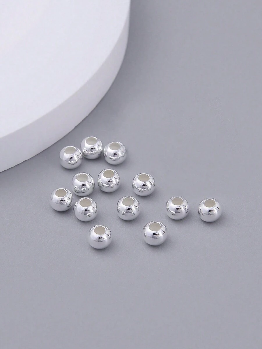 2克/包銀釘珠DIY首飾配件 - 銀色 - 查看 1