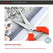 Fruit Picking Shears Grapefruit Orange Lemon Scissors Pruning Shears Flower Picking Tool For Home Garden - Red - View 2