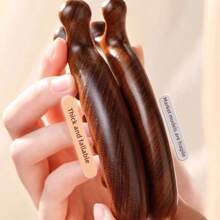 Rosewood Massage Comb Dolphin Multi-Functional Massage Comb Meridian Comb - Redwood - View 9