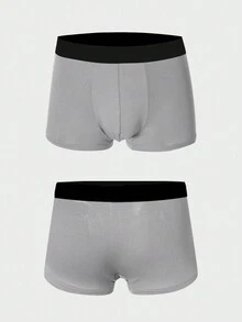 男款 3 件裝透氣舒適腰帶平口內褲 - 彩色 - 查看 3