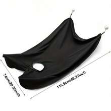 A Practical and Thoughtful Gift for Men: Beard Shave Apron Bib Trimmer Holder Rack - Black - View 5