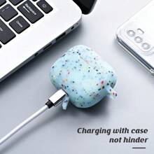 兼容Airpods Pro 2 的矽膠發光耳機保護殼，兼容第二代2022蘋果Air Pod 3 Pro耳機 - 玫紅色 - 查看 11