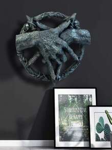 1入組樹脂五角星手掛件,掛壁龍爪裝飾品,適用於家居客廳裝飾 - 彩色 - 查看 7