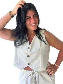 Women Two-Piece Outfits - 米色 - 查看 1