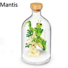 Insect Series Building Block Assembly Toys, Praying Mantis And Bee Models, Educational DIY Decorations - Multicolor - View 4