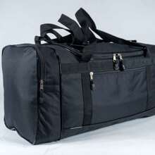 Mala de Bordo Multifuncional Impermeável - Bolsa de Academia e Viagem - Preto - Visão 4