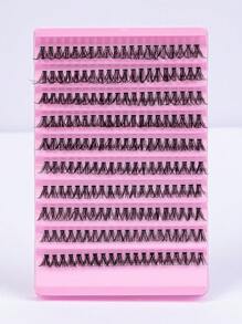 200 Clusters False Eyelashes 10 Rows Large Capacity DIY Segmented Lashes 8~16mm Mixed Single Cluster D Curl False Eyelashes Naturally Bushy Self Grafting Lasheslash Clusters,Eyelash Clusters,Individual Eyelashes,Lashes,Fake Lashes - D - View 1