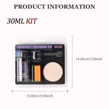 JB-XPCS 汽車大燈修復拋光套裝大燈修復套裝車燈拋光膏去划痕汽車護理翻新劑 - 杏色 - 查看 10