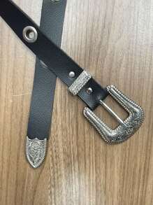 Women Belts - 黑色 - 查看 2