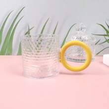 1 件装牙刷架，带旅行便携式杯子、牙膏和牙刷盒和水杯，用于口腔清洁家居浴室装饰秋季装饰返校