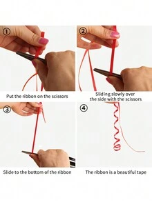 500碼金色捲曲褶皺絲帶,氣球串狀閃亮金屬捲,適用於生日派對節日藝術工藝裝飾花店鮮花裝飾 - 金色 - 查看 3