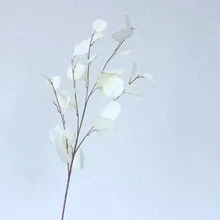 1入組人造樹枝,有桉樹和蘋果葉子可供飯店和婚禮裝飾使用,單枝落葉綠色植物材料適用於客廳、臥室裝飾工藝品 - 綠色 - 查看 9