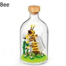 Insect Series Building Block Assembly Toys, Praying Mantis And Bee Models, Educational DIY Decorations - Multicolor - View 3