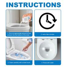 馬桶碗氧活清潔劑,家用潔劑,可清除浴室馬桶污漬 - 白色 - 查看 4