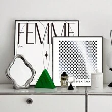 1 件現代簡約北歐 Ins 風格客廳臥室牆面擺飾掛畫抽象簡約北歐壁畫壁畫芯 - B 無框 - 查看 6