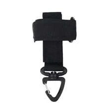 登山扣戶外鑰匙扣戰術裝備夾保持器袋腰帶鑰匙圈手套繩索掛鉤露營 - 黑色 - 查看 5