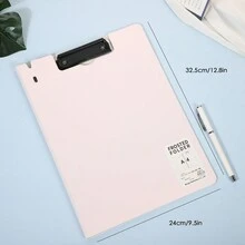 6pcs Fresh And Simple Secretary Clip Color Writing Board Clip Camaron Color Business Writing Pad Clip File Plywood Conference Clip - Multicolor - View 2