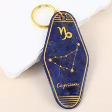 1 Piece Acrylic 12 Zodiac Sign Glitter Retro Motel Keychain Best Mother's Day Accessory Casual Car Accessories Bag Charm Backpack For School Cute Goth Y2k Halloween Accessories Teachers Day Christmas Gift Ideas Bag Lanyards With Id Holder Car Accessories Bag Charms - Multicolor - View 17