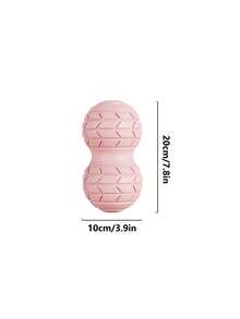 peipo 1入組携帶式花生狀粉色頸背肌肉放鬆按摩滾輪, 適用於禮品、家居、旅行 - 粉色 - 查看 2