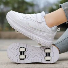 Unisex Roller Skate Shoes, 4 Wheels Detachable, Suitable For Students, Sports Roller Skating Shoes