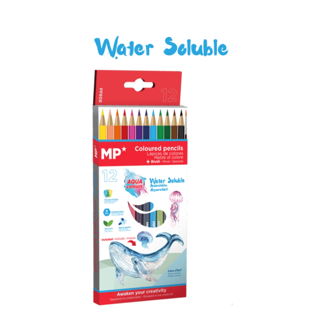 LAPICES DE COLORES ACUARELABLES 12U MEXICO PAPER - Multicolor - Ver 1