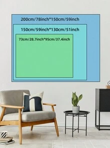 1入組骷髏和仙人掌粉紅印花掛毯牆飾,適用於家居、派對場景、臥室、客廳、宿舍等,附裝飾套件 - 彩色 - 查看 2