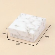 1 件紙質禮盒聖誕節情人節禮品包工藝展示新年禮物盒耳環項鍊手鍊配件包 - Gift Box - 查看 12