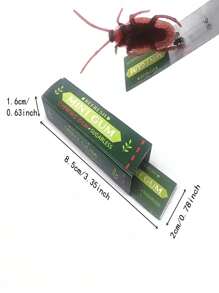 惡作劇新奇逼真蟑螂造型口香糖,diy安裝惡作劇道具適用於家庭娛樂 - 彩色 - 查看 2