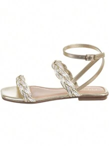 GiGiL Women Flats - Vàng - Xem 3