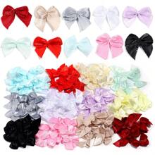 100 Pcs Polyester Ribbon Bow 2.5cm Gift Packaging Accessories Gift Box DIY Jewelry Handmade Accessories Accessories,Suitable For Rustic Wedding Invitations, Bows, Garlands, DIY Crafts, Christmas Decorations, DIY Home Decor, Wedding Parties And Gift Wrapping Valentines - Bow - View 8
